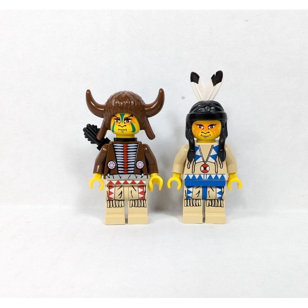 Vintage Lego Western Minifigures Native American‎ Tom O'Hawk Medicine Man